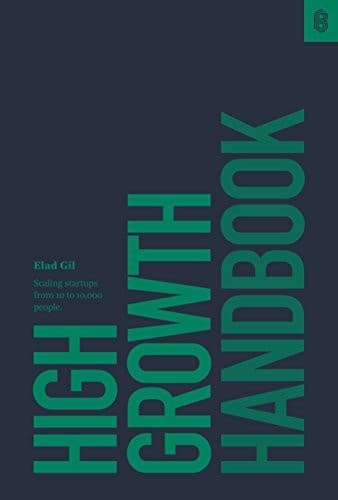 Cover of High Growth Handbook by Elad Gil