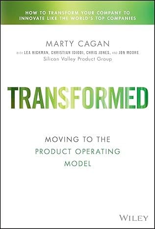 Cover of Transformed by Marty Cagan
